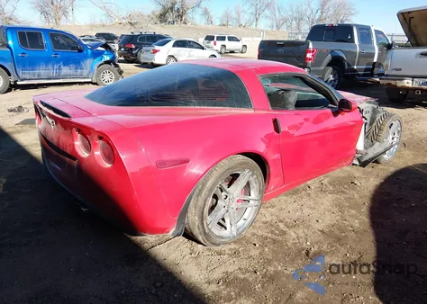2008 Chevrolet Corvette Z06 Hardtop из США, поврежденный, VIN 1G1YY26E085100214